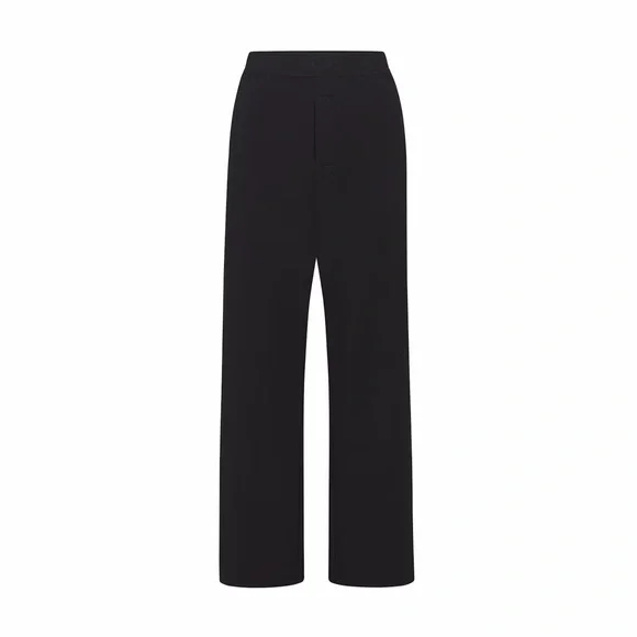 SKIMS Boyfriend Relaxed Fit Loose Straight Leg Pants Black Onyx Women’s XS NWT - Picture 6 of 8